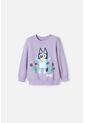 Buzo De Bluey Lila De Diseño Cerrado Para Niña 2T A 6T 4T de BLUEY