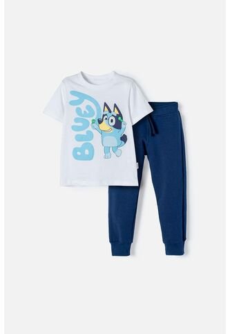Conjunto De Bluey Con Pantalón Largo Para Niño 2T A 6T 5T BLUEY
