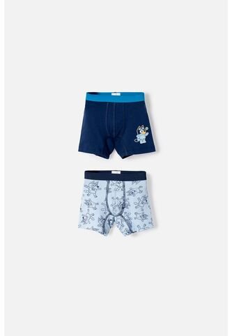 Pack X2 Boxer De Bluey Azul Para Niño 2T A 6T 4T BLUEY