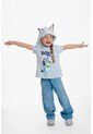 Camiseta De Bluey Con Capucha Azul Para Niña 2T A 6T 3T de BLUEY