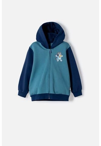 Buzo De Bluey Con Cierre Azul Para Niño 2T A 6T 3T BLUEY