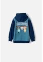 Buzo De Bluey Con Cierre Azul Para Niño 2T A 6T 3T de BLUEY