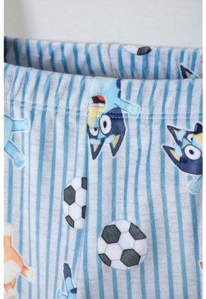 Pijama De Bluey Azul Tipo Fleece Para Niño 2T A 6T 3T