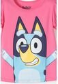 Camiseta De Bluey Rosada Manga Corta Para Niña 2T A 6T 3T de BLUEY