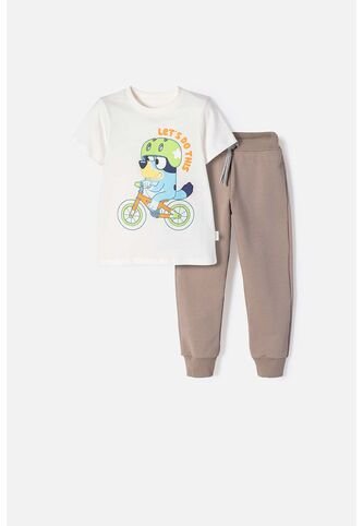 Conjunto De Bluey Multicolor Para Niño 2T A 6T 3T BLUEY