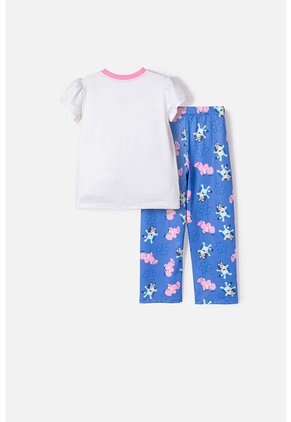 Pijama De Bluey Multicolor De Pantalón Largo Para Niña 2T A 6T 5T