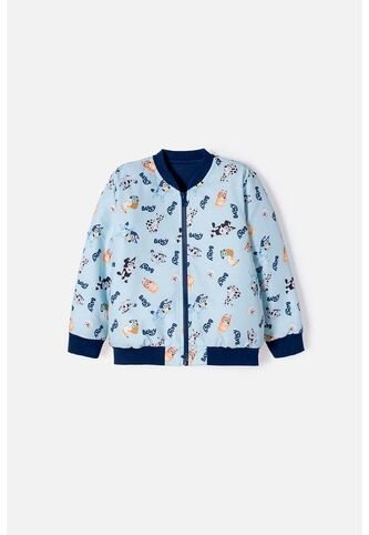 Chaqueta De Bluey Multicolor Con Cierre Delantero Para Niño 2T A 6T 3T BLUEY