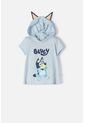 Camiseta De Bluey Con Capucha Azul Para Niña 2T A 6T 5T de BLUEY