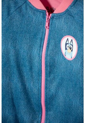Chaqueta De Bluey Con Cierre Multicolor Para Niña 2T A 6T 5T