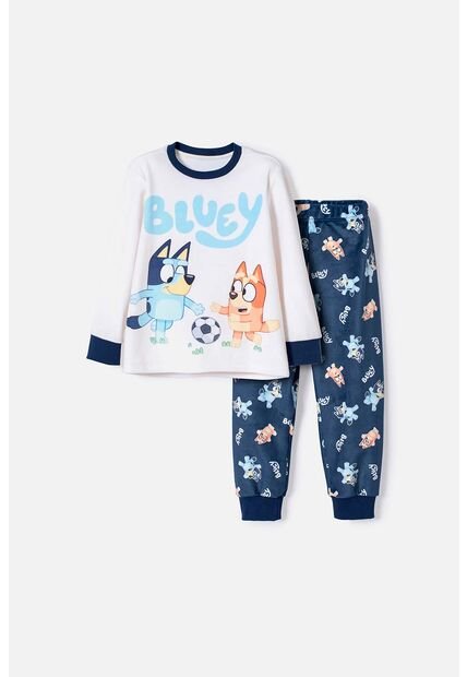 Pijama De Bluey Multicolor De Pantalón Largo Para Niño 2T A 6T 4T