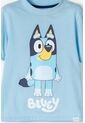 Camiseta De Bluey Manga Corta Azul Unisex 2T A 6T 4T de BLUEY