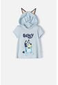 Camiseta De Bluey Con Capucha Azul Para Niña 2T A 6T 5T de BLUEY