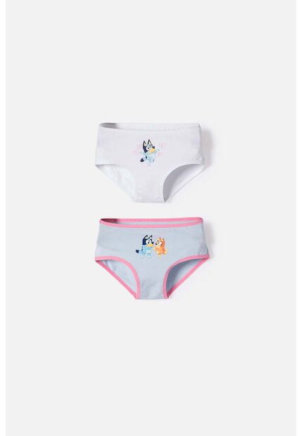 Pack X2 Panties De Bluey Multicolor Para Niña 2T A 6T 4T