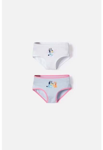 Pack X2 Panties De Bluey Multicolor Para Niña 2T A 6T 4T
