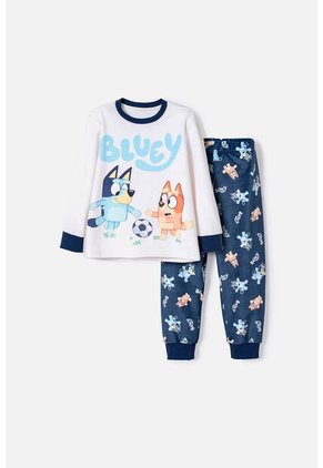 Pijama De Bluey Multicolor De Pantalón Largo Para Niño 2T A 6T 5T
