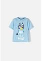 Camiseta De Bluey Manga Corta Azul Unisex 2T A 6T 5T de BLUEY