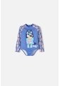 Vestido De Baño De Bluey Multicolor Manga Larga Para Niña 2T A 6T 3T de BLUEY