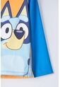 Conjunto De Baño De Bluey Azul Y Naranja Manga Larga Para Niño 2T A 6T 3T de BLUEY