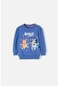 Buzo De Bluey Azul De Diseño Cerrado Para Niña 2T A 6T 5T de BLUEY