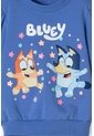 Buzo De Bluey Azul De Diseño Cerrado Para Niña 2T A 6T 5T de BLUEY