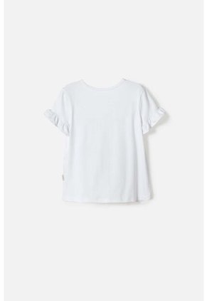 Camiseta De Bluey Blanca Manga Corta Para Niña De 2T A 6T 3T