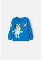 Buzo De Bluey Azul De Diseño Cerrado Para Niño 2T A 6T 2T de BLUEY