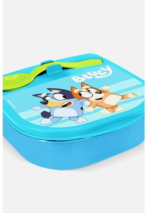 Set De Porta, Cubierto Y Botella De Bluey Multicolor U