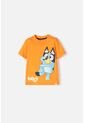Camiseta De Bluey Naranja Manga Corta Para Niño 2T A 6T 2T de BLUEY