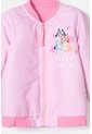 Chaqueta De Bluey Rosada Con Cierre Ajustable En Frente Para Niña 2T A 6T 2T de BLUEY
