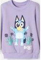 Buzo De Bluey Lila De Diseño Cerrado Para Niña 2T A 6T 3T de BLUEY