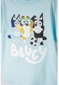Camiseta De Bluey Azul Manga Corta Para Niño 2T A 6T 2T de BLUEY