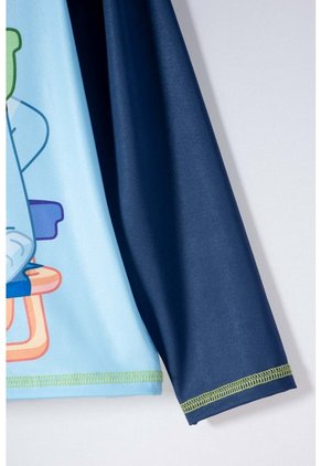 Conjunto Baño De Bluey Multicolor De Camiseta Manga Larga Para Niño 2T A 6T 4T
