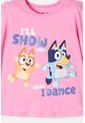 Camiseta De Bluey Rosada Manga Larga Para Niña 2T A 6T 3T de BLUEY