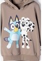 Buzo De Bluey Taupe Con Capucha Para Niño 2T A 6T 3T de BLUEY