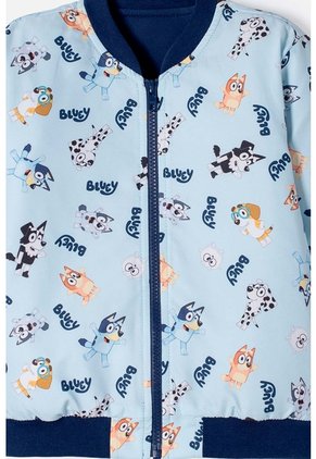 Chaqueta De Bluey Multicolor Con Cierre Delantero Para Niño 2T A 6T 5T