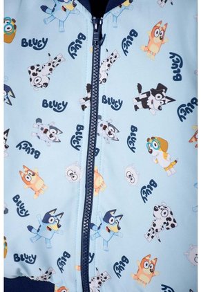 Chaqueta De Bluey Multicolor Con Cierre Delantero Para Niño 2T A 6T 5T