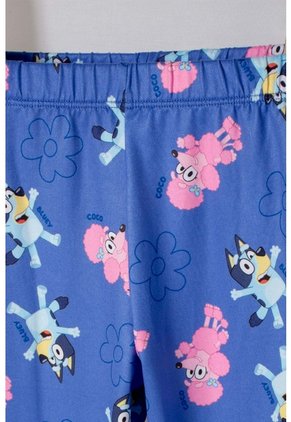 Pijama De Bluey Multicolor De Pantalón Largo Para Niña 2T A 6T 2T