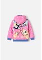Chaqueta De Bluey Rosada Y Azul Con Capucha Para Niña 2T A 6T 4T de BLUEY