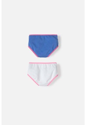 Pack X2 Panties De Bluey Blanco Y Azul Niña 2T A 6T 3T