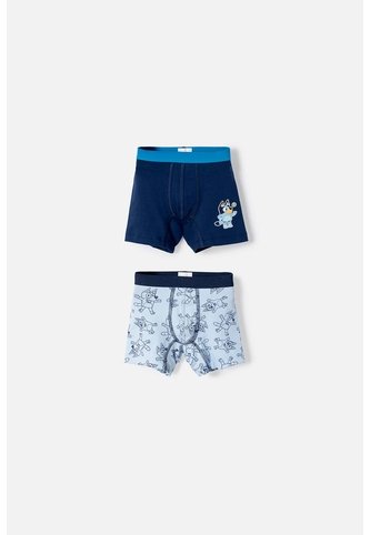 Pack X2 Boxer De Bluey Azul Para Niño 2T A 6T 5T BLUEY