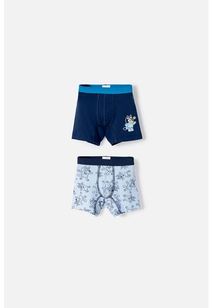 Pack X2 Boxer De Bluey Azul Para Niño 2T A 6T 5T