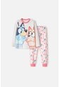 Pijama De Bluey Multicolor Tela Tipo Fleece Para Niña 2T A 6T 5T de BLUEY