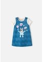 Vestido De Bluey Multicolor Corto Para Niña 2T A 6T 2T de BLUEY