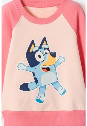 Conjunto De Bluey Con Pantalón Largo Rosado Para Niña 2T A 6T 4T