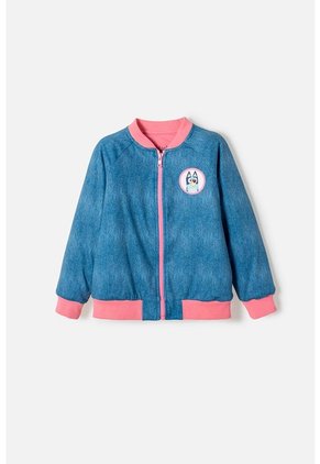 Chaqueta De Bluey Con Cierre Multicolor Para Niña 2T A 6T 2T
