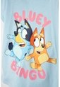 Camiseta De Bluey Manga Corta Azul Para Niña 2T A 6T 5T de BLUEY