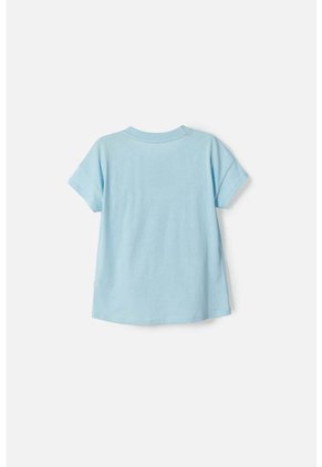 Camiseta De Bluey Manga Corta Azul Para Niña 2T A 6T 5T