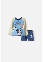 Conjunto De Baño De Bluey Azul Manga Larga Para Niño 2T A 6T 2T de BLUEY