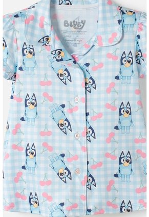 Pijama De Bluey Multicolor De Pantalón Largo Para Niña 2T A 6T 3T