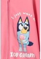 Buzo De Bluey Rosado De Diseño Abierto Para Niña 2T A 6T 2T de BLUEY